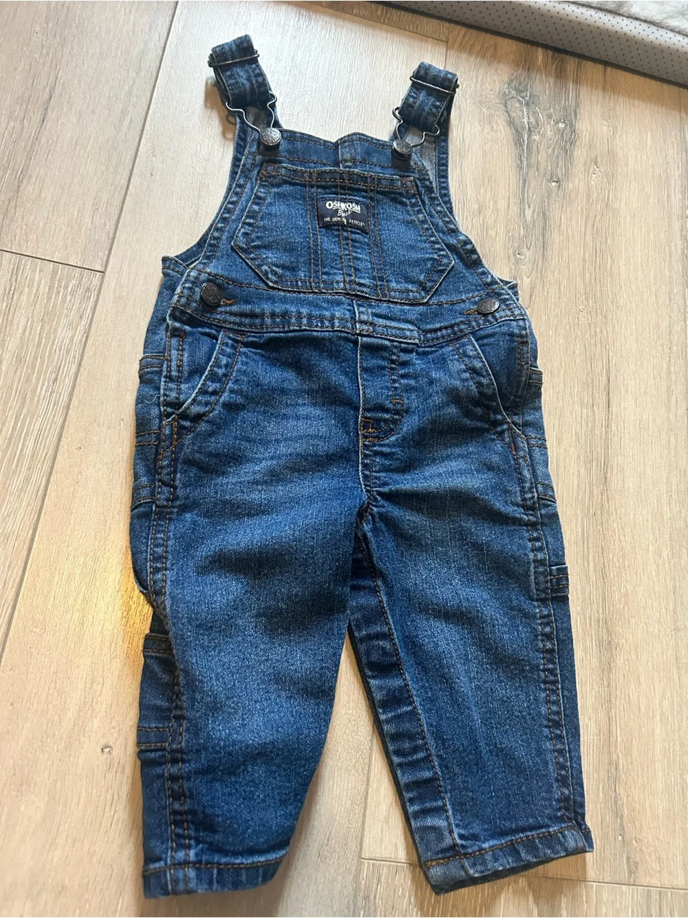 OshKosh B'gosh Baby Denim Overalls - Dark Blue